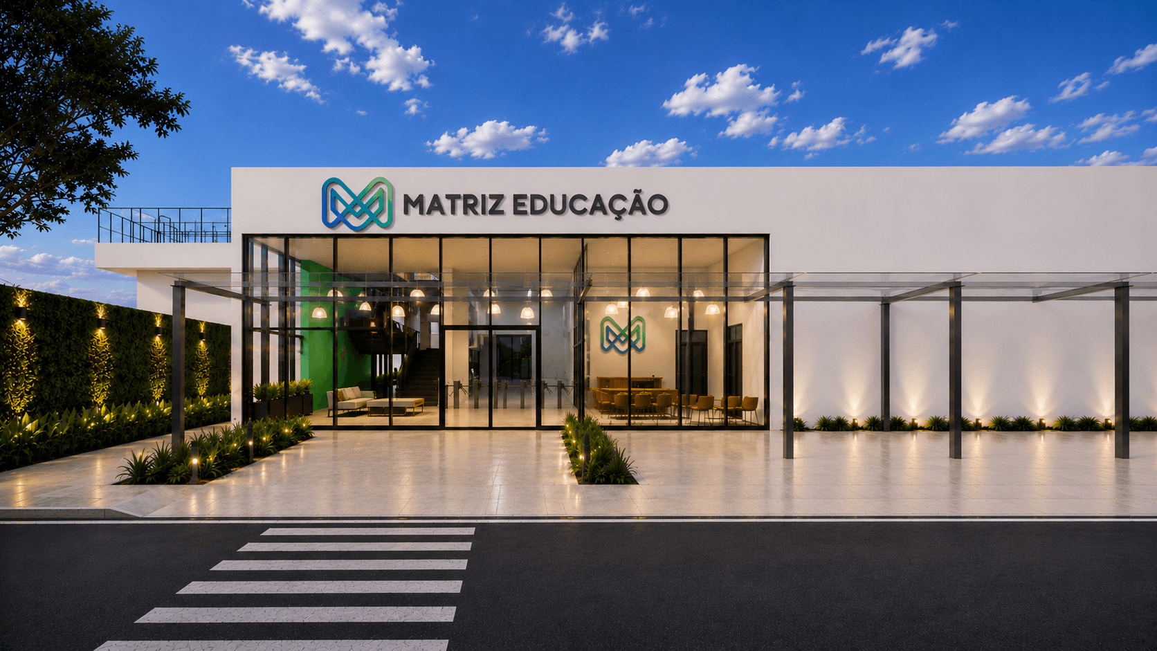 Fachada da unidade Matriz Américas