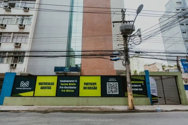 Fachada da unidade Matriz Nova Iguaçu