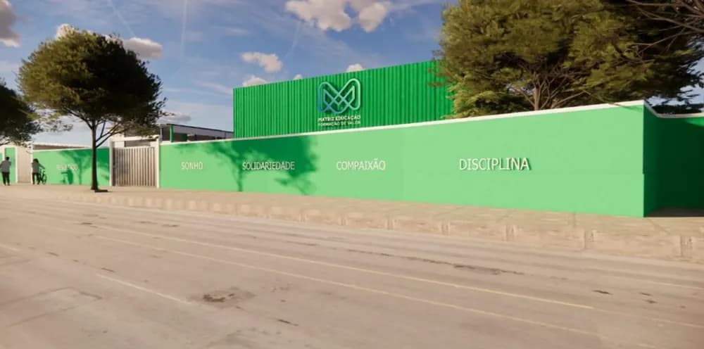 Fachada da unidade Matriz Retiro dos Artistas